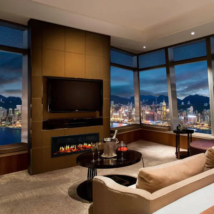 Modern Flames 100" Orion V2 Slim Linear LCD Electric Fireplace Modern Flames Dreamwood Living