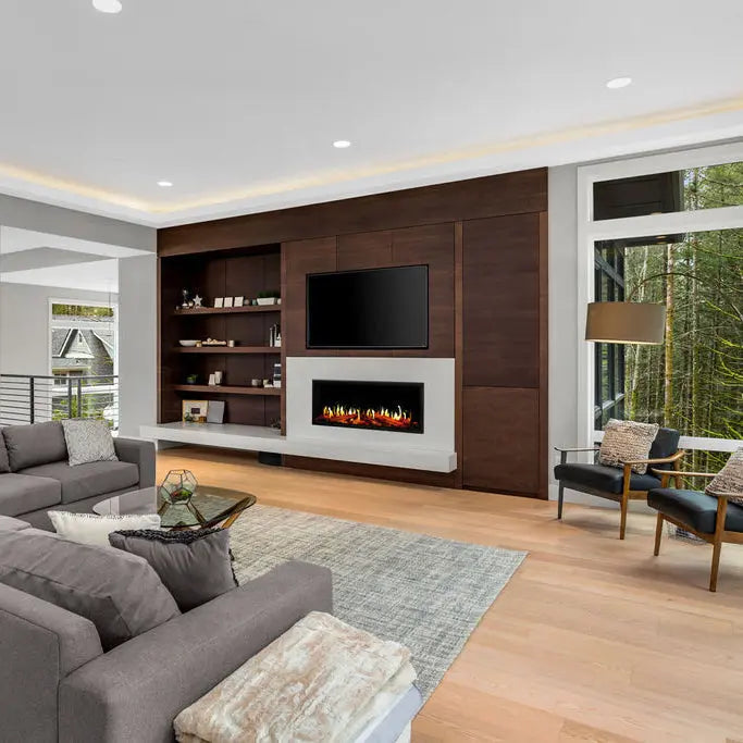 Modern Flames 100" Orion V2 Slim Linear LCD Electric Fireplace Modern Flames Dreamwood Living