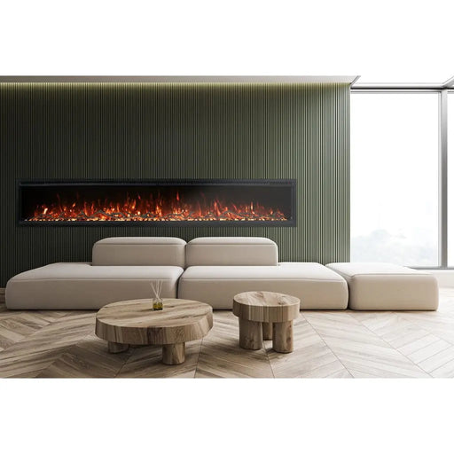 Modern Flames 100" Spectrum Slimline Wall Mount/Recessed Electric Fireplace Modern Flames