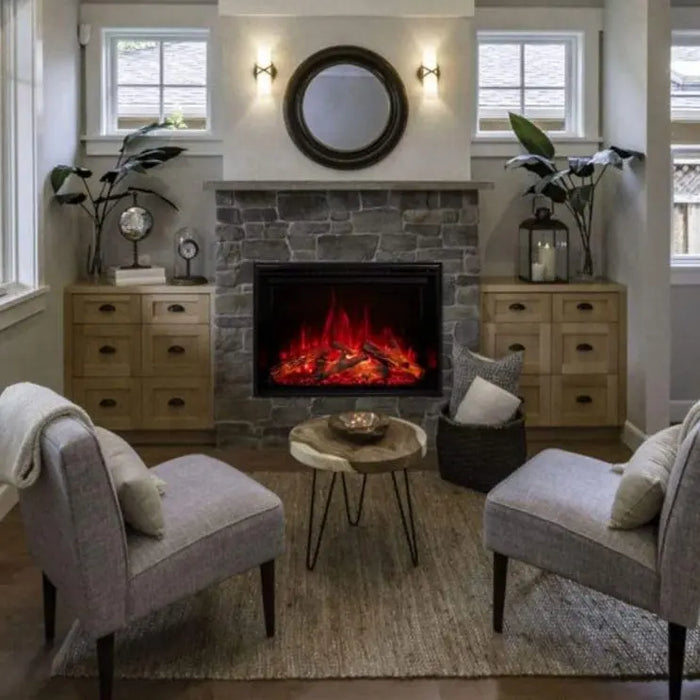 Modern Flames 26" Redstone Built-in Electric Fireplace Insert Modern Flames