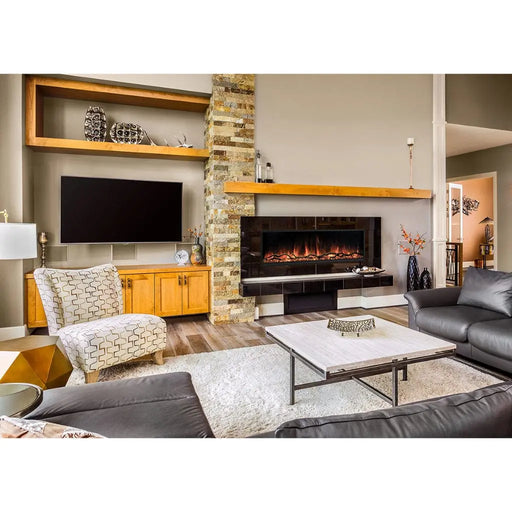 Modern Flames 56" Landscape Pro Slim Built In Electric Fireplace Modern Flames