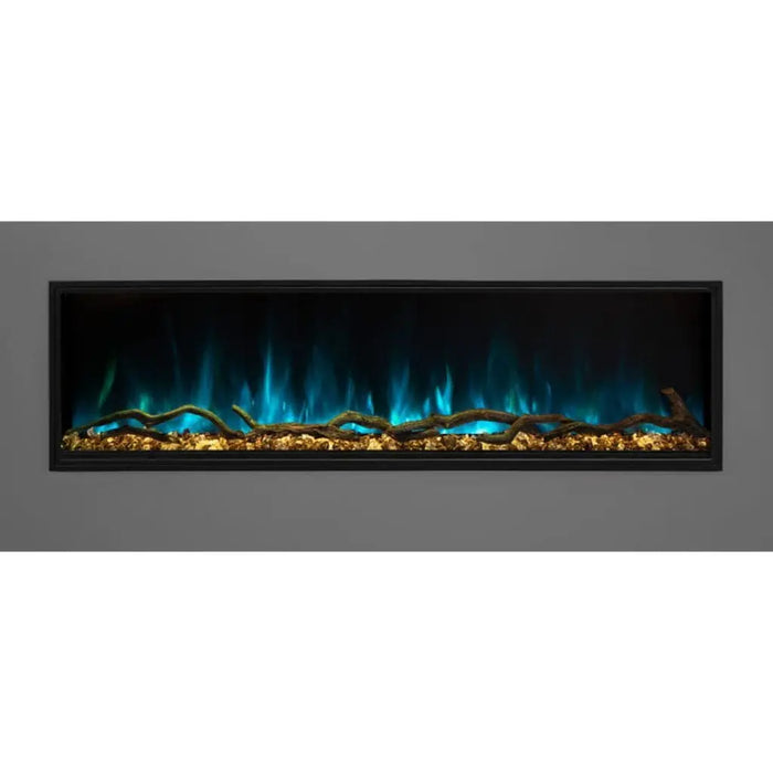 Modern Flames 56" Landscape Pro Slim Built In Electric Fireplace Modern Flames