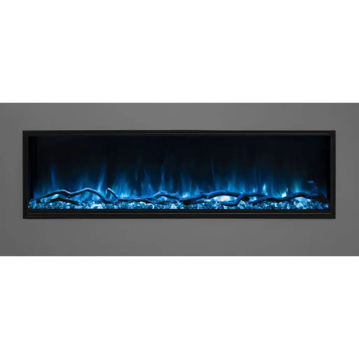 Modern Flames 56" Landscape Pro Slim Built In Electric Fireplace Modern Flames