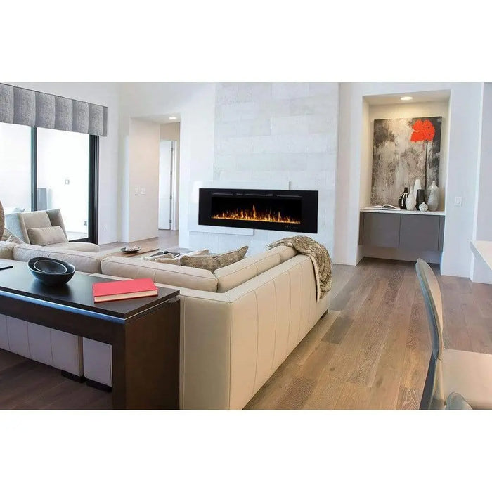 Modern Flames 60" Challenger Wall Mount/Recessed Linear Electric Fireplace Modern Flames