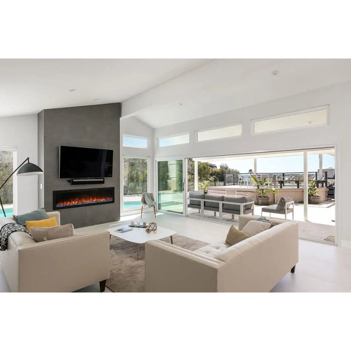 Modern Flames 60" Spectrum Slimline Wall Mount/Recessed Electric Fireplace Modern Flames