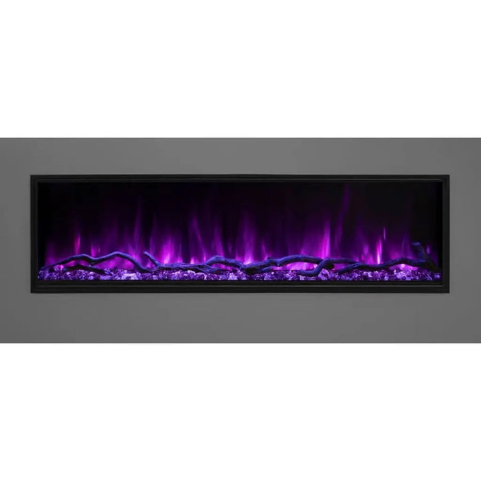 Modern Flames 80" Landscape Pro Slim Built In Electric Fireplace Modern Flames