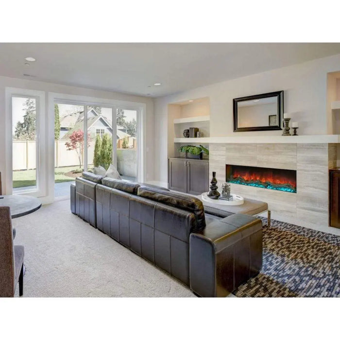 Modern Flames 96" Landscape Pro Multi-Sided Built In Electric Fireplace Modern Flames