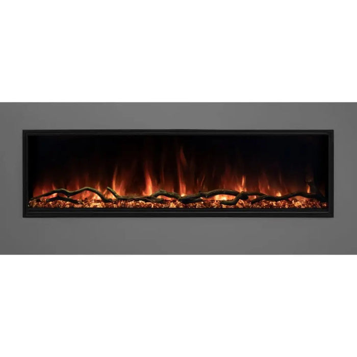 Modern Flames 96" Landscape Pro Slim Built In Electric Fireplace Modern Flames