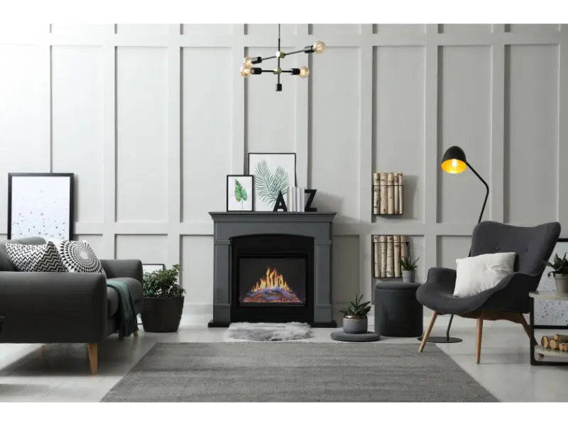 Modern Flames Orion Traditional 36" Built-in Electric Fireplace Insert Modern Flames Dreamwood Living