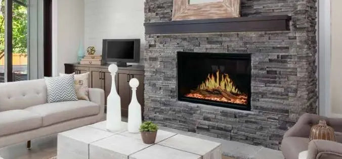 Modern Flames Orion Traditional Virtual 30" Built-in Electric Fireplace Insert Modern Flames