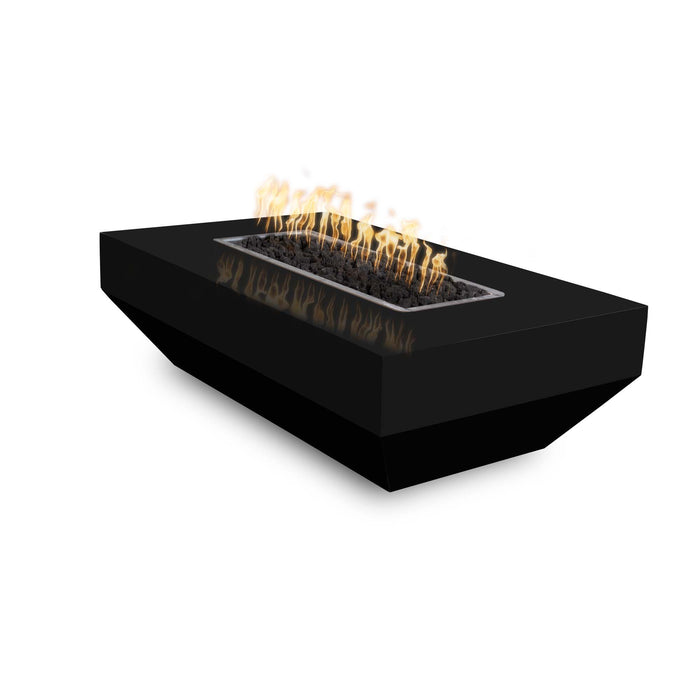 The Outdoor Plus OPT-MODPC72 Moderno 72" Powder Coat Rectangular Gas Fire Pit