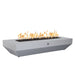 The Outdoor Plus OPT-MODPC84 Moderno 84" Powder Coat Rectangular Gas Fire Pit