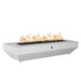 The Outdoor Plus OPT-MODPC84 Moderno 84" Powder Coat Rectangular Gas Fire Pit