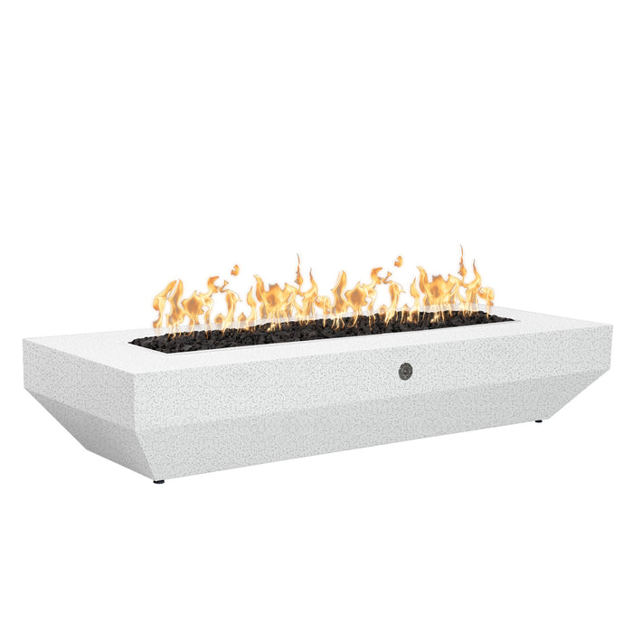 The Outdoor Plus OPT-MODPC84 Moderno 84" Powder Coat Rectangular Gas Fire Pit