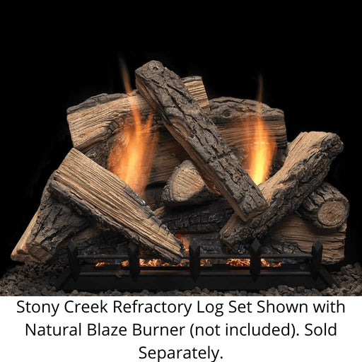Monessen 24" Stony Creek Refractory Gas Log Set (Logs Only) Monessen Dreamwood Living