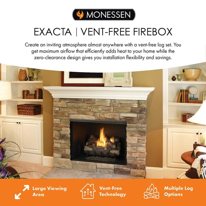 Monessen 32" Exacta Vent Free Circulating Clean Face Firebox