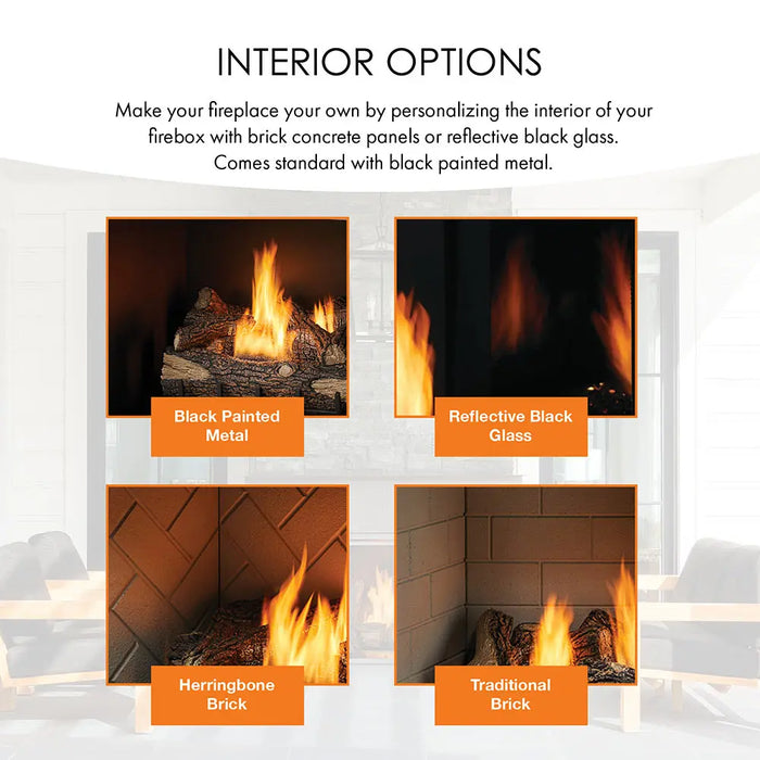 Monessen 36" Exacta Vent Free Circulating Clean Face Firebox