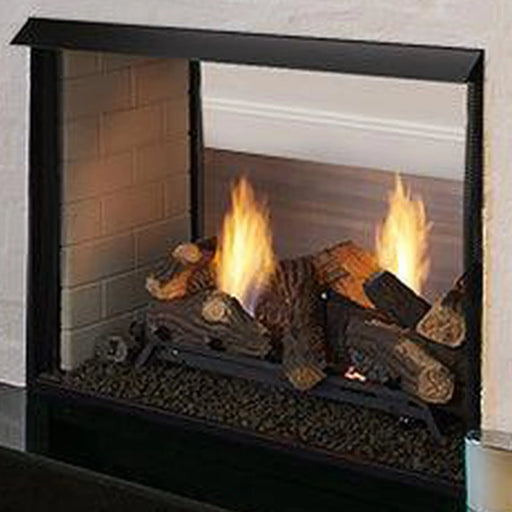 Monessen 36" Lo-Rider See Through Clean Face Vent Free Firebox with Traditional Refractory Firebrick Monessen Dreamwood Living