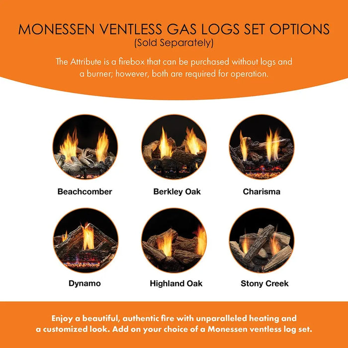 Monessen 42" Attribute Universal Circulating Vent Free Firebox