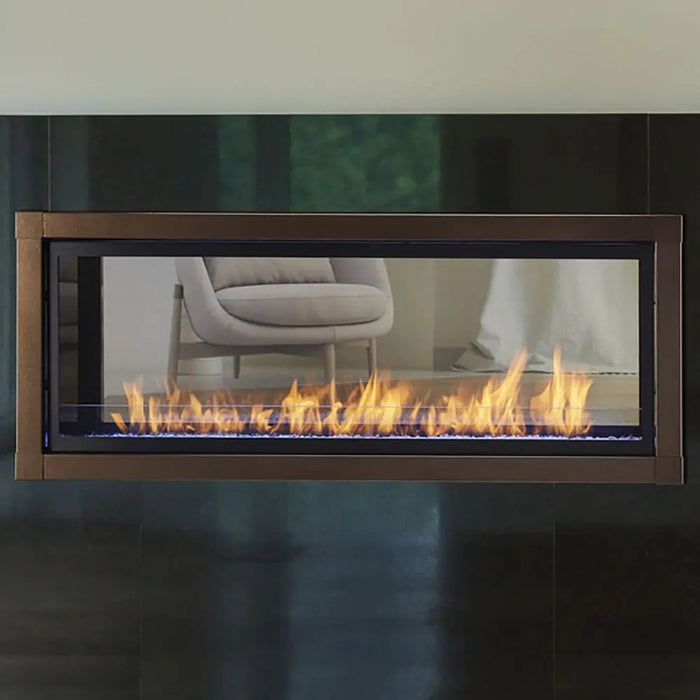 Monessen 48" Artisan Vent Free See-Through Linear Fireplace with IPI ...