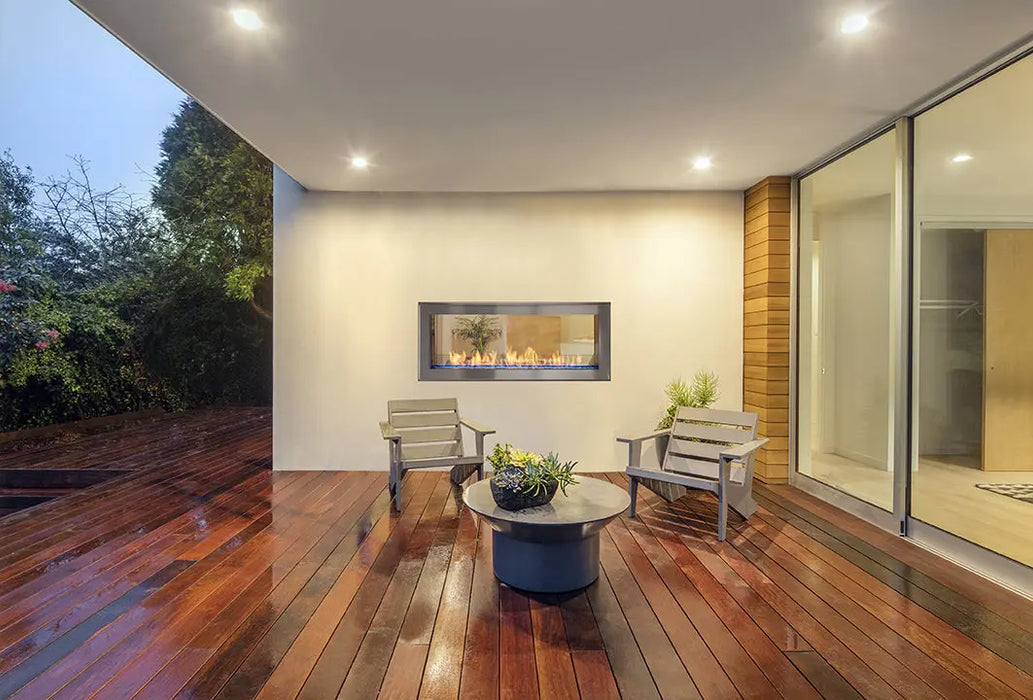 Monessen 48" Artisan Vent Free See-Through Linear Fireplace with IPI Plus Ignition Monessen Dreamwood Living