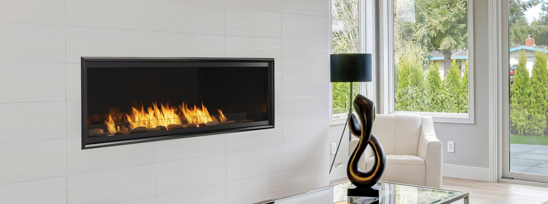 Monessen 42" Artisan Vent Free Modern Linear Fireplace Monessen