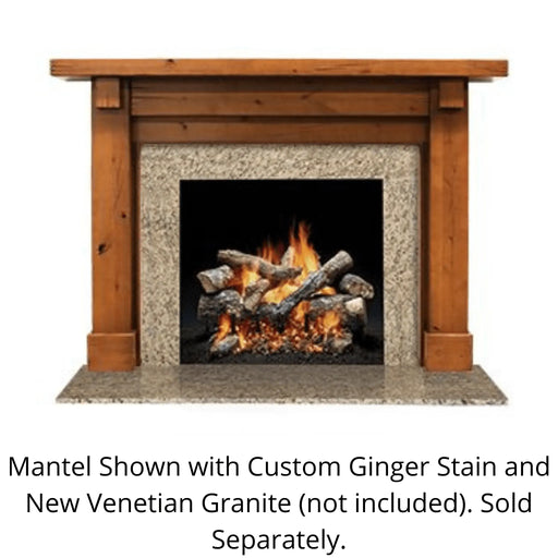 Monessen Battlefield Flush Wood Mantel Monessen Dreamwood Living