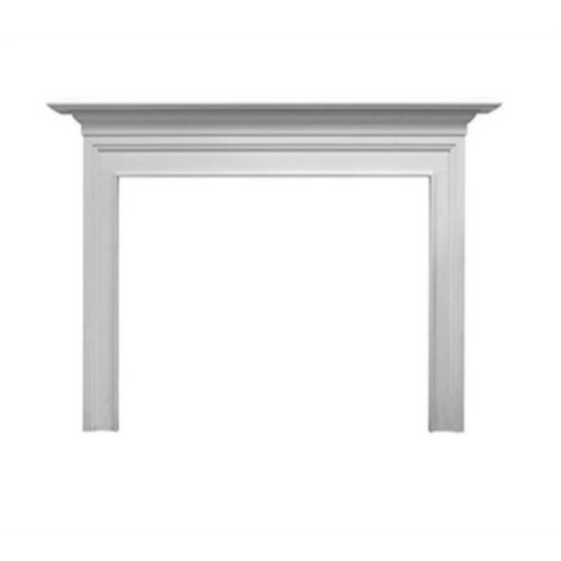 Monessen Richland Reduced Shelf Primed MDF Flush Wood Mantel Monessen Dreamwood Living