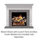 Monessen Wescott Primed MDF Flush Wood Mantel Monessen Dreamwood Living