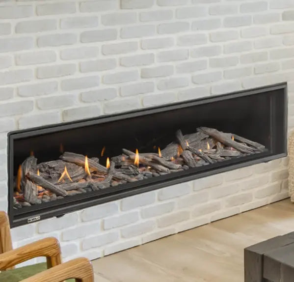 Montigo DelRay Linear 72" Direct-Vent Gas Fireplace Montigo Dreamwood Living