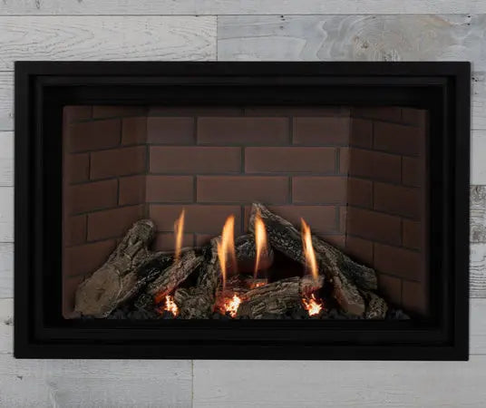 Montigo DelRay Square 34" Direct-Vent Full Load Gas Fireplace Montigo Dreamwood Living