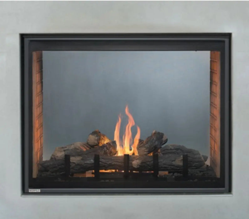 Montigo Divine 42" See-Through Direct Vent Gas Fireplace - Standing Pilot Ignition Montigo Dreamwood Living