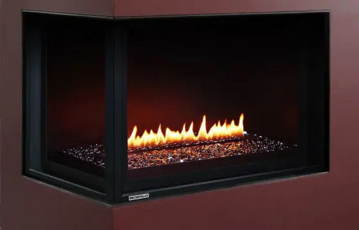 Montigo Divine Corner 38" Contemporary Direct Vent Gas Fireplace Montigo
