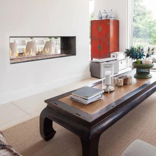 Montigo Prodigy 5' See Through Custom Commercial Gas Fireplace Montigo