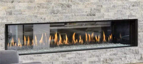 Montigo Prodigy 7' See Through Custom Commercial Gas Fireplace Montigo
