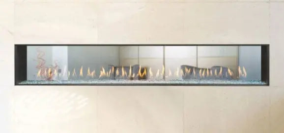 Montigo Prodigy 8' See Through Custom Commercial Gas Fireplace Montigo