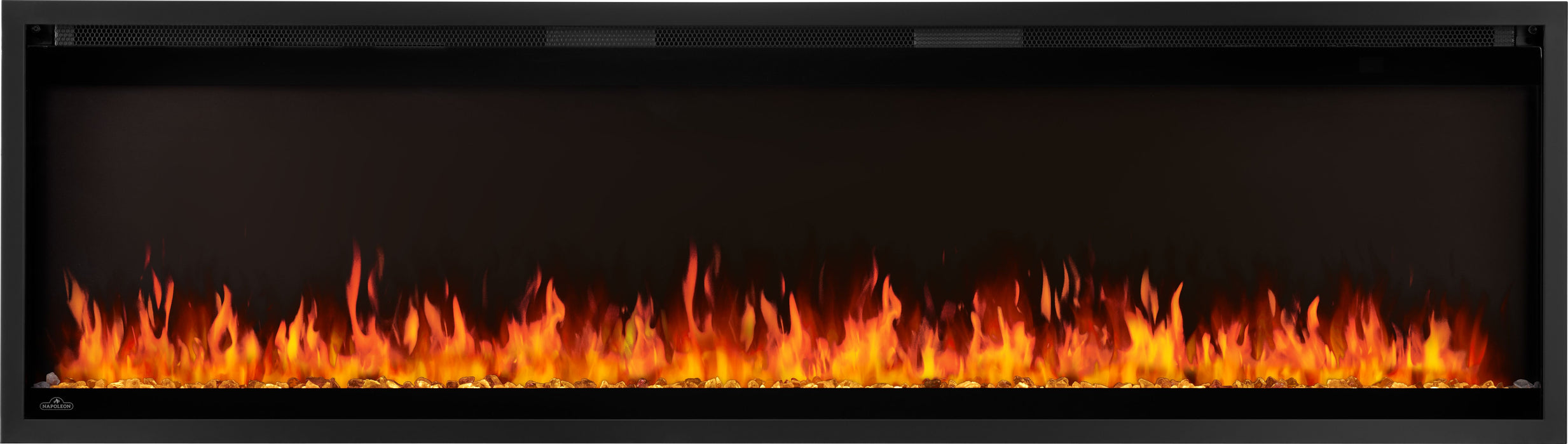 Astound 62" SlimMount Smart Electric Fireplace – front view, view 2