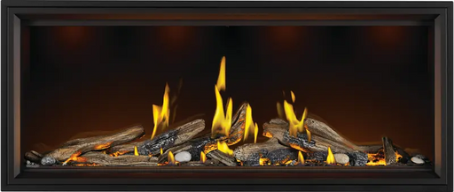 Napoleon 50" Tall Linear Vector Direct Vent Gas Fireplace with Luminous Logs Dreamwood Living