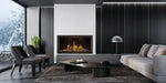 Napoleon 50" Tall Linear Vector Direct Vent Gas Fireplace with Luminous Logs Dreamwood Living