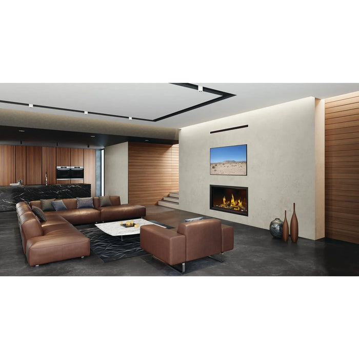 Napoleon 62" Tall Linear Vector Direct Vent Gas Fireplace with Luminous Logs Napoleon Hearth