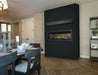 Napoleon Ascent Linear 56 gas fireplace, in a dining room