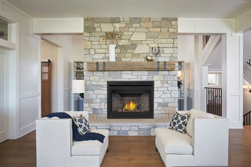 Napoleon Ascent X 42 gas fireplace installed in a room