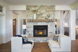 Napoleon Ascent X 42 gas fireplace installed in a room
