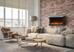 Napoleon Astound 50 FlexMount electric fireplace in a living room