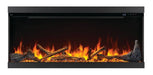 Beautifully designed electric fireplace elevating your home decor.