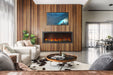 Napoleon Astound 62 built-in electric fireplace in a living room