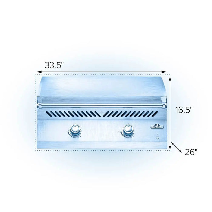 Napoleon Built-in 700 Series 32" 2-Burner Stainless Steel Natural Gas Griddle Napoleon Dreamwood Living