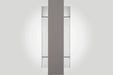Napoleon CLEARion Elite electric fireplace, thick stainless steel trim side detail