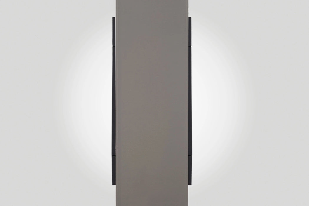 Napoleon CLEARion Elite electric fireplace, thin black trim side detail