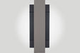Napoleon CLEARion Elite electric fireplace, thick black trim side detail